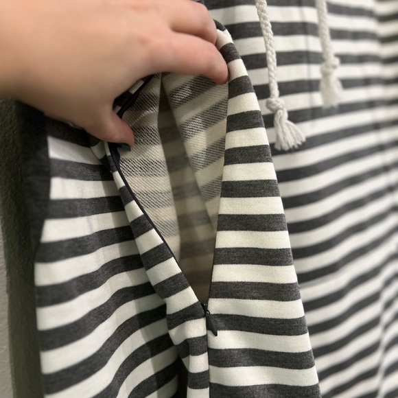 Double Hood Sweatshirt, 2XL - Picture 7 of 7